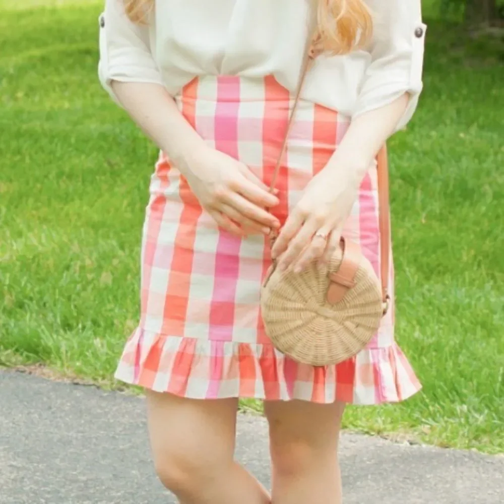 J.Crew ruffle mini skirt